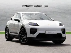 White New 2024 Porsche Macan 4 Electric SUV | £77,990