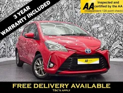 Red Used 2019 Toyota Yaris Hybrid Hatchback | £11,995 (Super price)