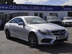 Silver Used 2015 Mercedes E400 AMG line Coupe | £17,495