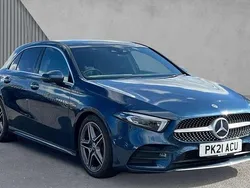 Blue Used 2021 Mercedes A200 AMG Line Premium Plus Hatchback | £23,480 (Expensive)