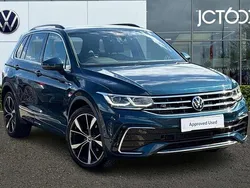 Blue Used 2022 VW Tiguan R-line SUV | £26,500 (Fair price)