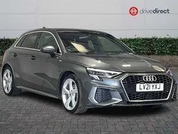 Grey Used 2021 Audi A3 Sportback S-Line Hatchback | £18,620 (Fair price)