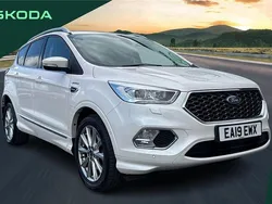 White Used 2019 Ford Kuga Vignale SUV | £16,499 (Fair price)