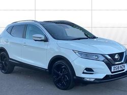 White Used 2018 Nissan Qashqai Tekna SUV | £8,820 (Fair price)