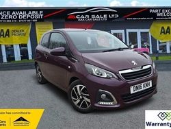 Purple Used 2016 Peugeot 108 Allure Hatchback | £5,221 (Fair price)