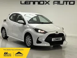 White Used 2021 Toyota Yaris Hybrid Hatchback | £13,290 (Super price)
