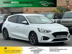 White Used 2018 Ford Focus ST-Line Hatchback | £9,140 (Fair price)