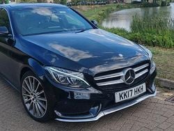Black Used 2017 Mercedes C220 AMG Line Premium Plus Sedan | £9,500