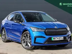 Blue Used 2024 Skoda Enyaq iV SportlinePlus SUV | £32,995 (A bit pricey)