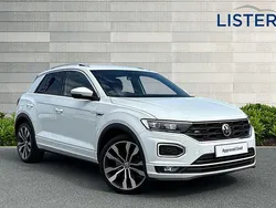 Pure white Used 2019 VW T-Roc R-line SUV | £18,690 (Good price)