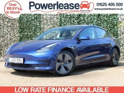 Blue Used 2021 Tesla Model 3 Standard Range Plus Sedan | £12,489 (Fair price)