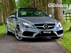 Silver Used 2015 Mercedes E220 AMG line Coupe | £10,485 (Fair price)