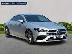Silver Used 2021 Mercedes CLA220 AMG Line Premium Sedan | £21,999 (Good price)