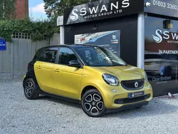 Yellow Used 2015 Smart ForFour Prime Hatchback | £4,295 (Expensive)