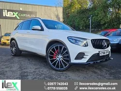 White Used 2017 Mercedes GLC220 AMG line SUV | £19,995 (Expensive)