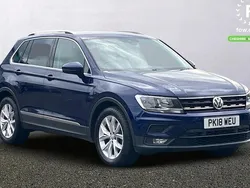 Blue Used 2018 VW Tiguan SE SUV | £12,599 (Good price)