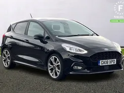 Black Used 2018 Ford Fiesta ST-Line Hatchback | £10,399 (Fair price)
