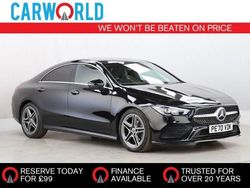 Black Used 2020 Mercedes CLA180 AMG line Sedan | £19,969 (Good price)