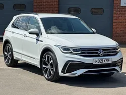 White Used 2021 VW Tiguan R-line SUV | £23,995 (Expensive)