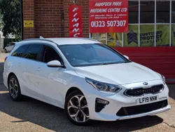 White Used 2019 Kia Ceed 2 Estate | £11,995 (A bit pricey)