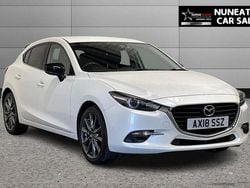 White Used 2018 Mazda 3 Inclusive Hatchback | £9,650 (Fair price)