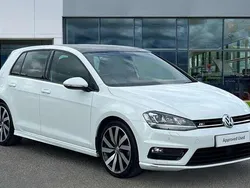 White Used 2017 VW Golf VII R-line Edition Hatchback | £14,177 (Fair price)