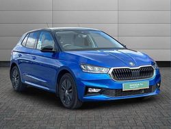 Race blue metallic black body / magic pearl effect roof Used 2023 Skoda Fabia Colour Edition Hatchback | £14,250 (Fair price)