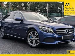 Blue Used 2016 Mercedes C350e Premium Plus Estate | £11,988 (Expensive)