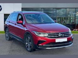 Red Used 2022 VW Tiguan Elegance SUV | £24,130 (Fair price)