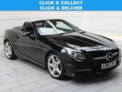 Black Used 2013 Mercedes SLK250 AMG Cabriolet | £8,750 (Fair price)