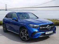 Spectral blue metallic Used 2023 Mercedes GLC300 AMG Line Premium SUV | £41,449