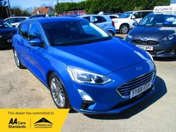 Blue Used 2018 Ford Focus Titanium X Hatchback | £11,695 (A bit pricey)