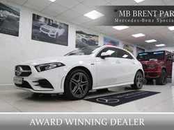 White Used 2021 Mercedes A250 AMG Line Premium Hatchback | £17,250 (Fair price)