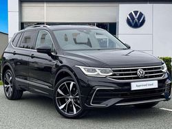 Black Used 2022 VW Tiguan Allspace R-line SUV | £26,989 (Fair price)