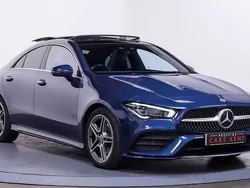 Blue Used 2021 Mercedes CLA220 AMG Line Premium Plus Sedan | £23,602 (Fair price)