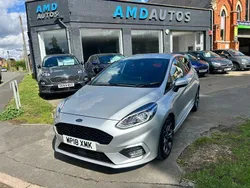 Silver Used 2018 Ford Fiesta ST-Line Hatchback | £7,495 (A bit pricey)