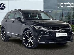 Black Used 2022 VW Tiguan R-line SUV | £26,567 (Fair price)