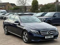 Blue Used 2017 Mercedes E220 Premium Sedan | £7,495 (Good price)
