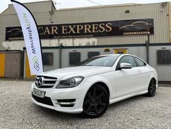 White Used 2014 Mercedes C180 Sport Edition Coupe | £7,199 (Good price)