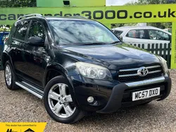 Black Used 2007 Toyota RAV4 T1 SUV | £2,995