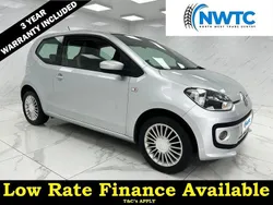 Silver Used 2014 VW up! high up! Hatchback | £6,095 (Fair price)