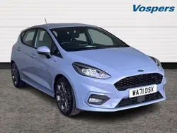 Blue Used 2021 Ford Fiesta ST-Line Hatchback | £13,299 (Fair price)