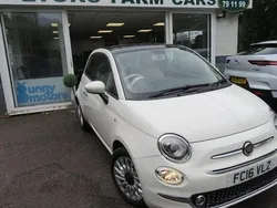 White Used 2016 Fiat 500 Lounge Hatchback | £8,495 (Fair price)