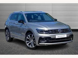 Silver Used 2020 VW Tiguan R-line SUV | £25,850 (Fair price)