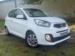 White Used 2014 Kia Picanto 2 Hatchback | £4,350 (Fair price)