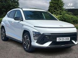 White Used 2025 Hyundai Kona N Line SUV | £26,196 (A bit pricey)