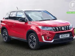 Red Used 2021 Suzuki Vitara SZ5 SUV | £15,299 (Good price)