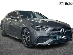 Grey Used 2023 Mercedes C300e AMG Line Premium Plus Sedan | £36,100 (Expensive)