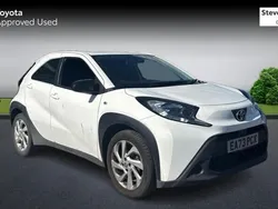White Used 2023 Toyota Aygo PURE Hatchback | £12,241 (Fair price)