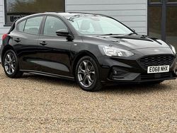 Black Used 2018 Ford Focus ST-Line Hatchback | £11,995 (Fair price)